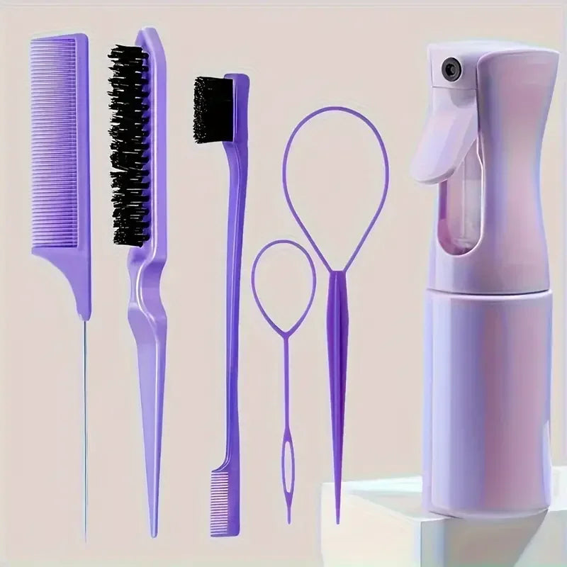 6-Piece Hair Styling Comb Set