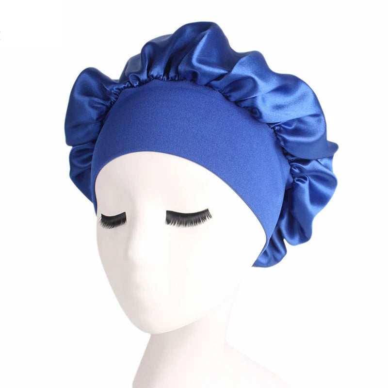 Breathable Satin Sleep Bonnet