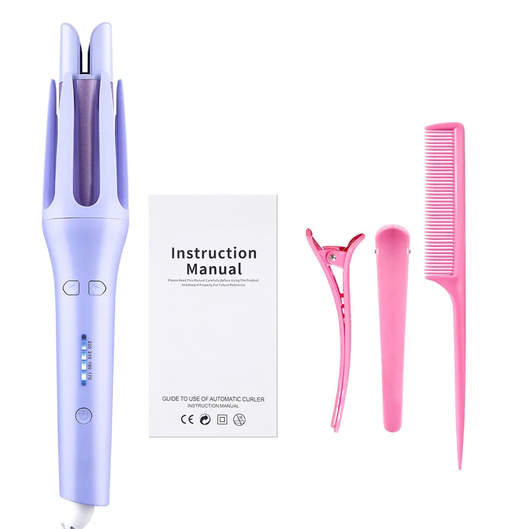 Tinsol 2-in-1 Automatic Rotating Hair Curler