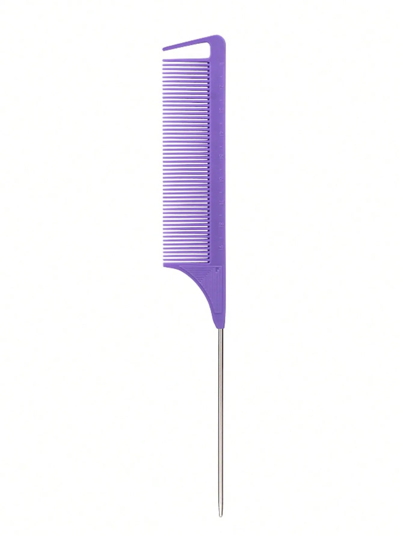Professional Rat Tail Comb with Stainless Steel Pointed Handle