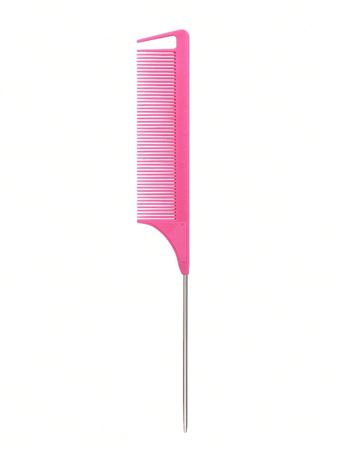 Professional Rat Tail Comb with Stainless Steel Pointed Handle