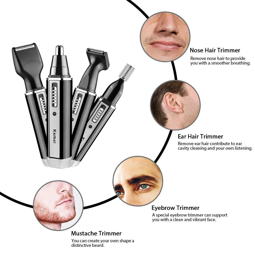 4-in-1 Electric Trimmer for Men