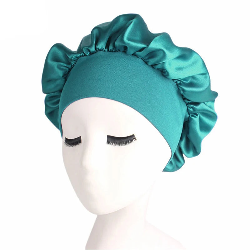 Breathable Satin Sleep Bonnet