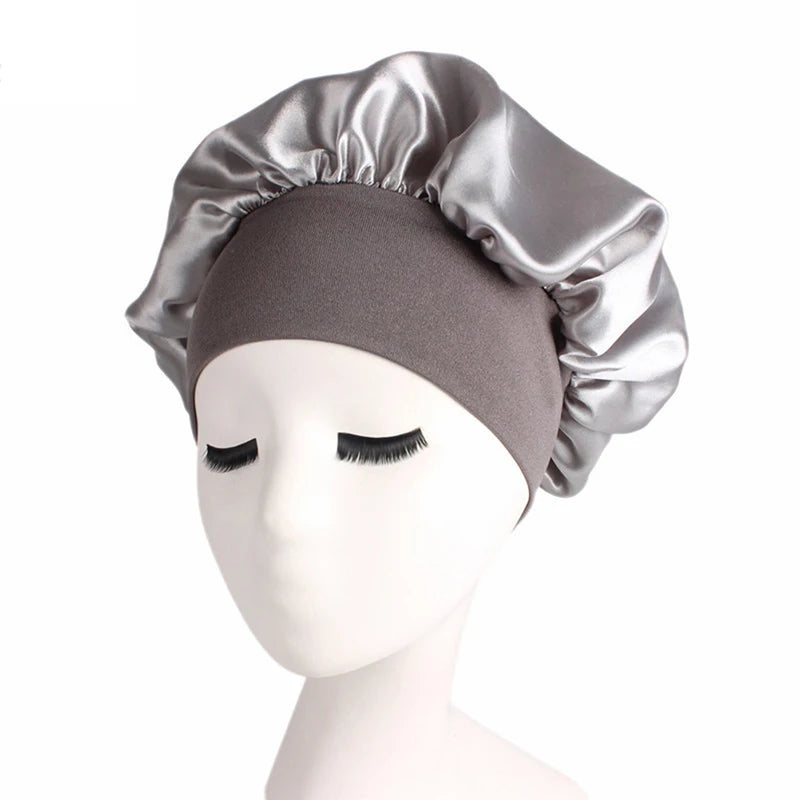 Breathable Satin Sleep Bonnet