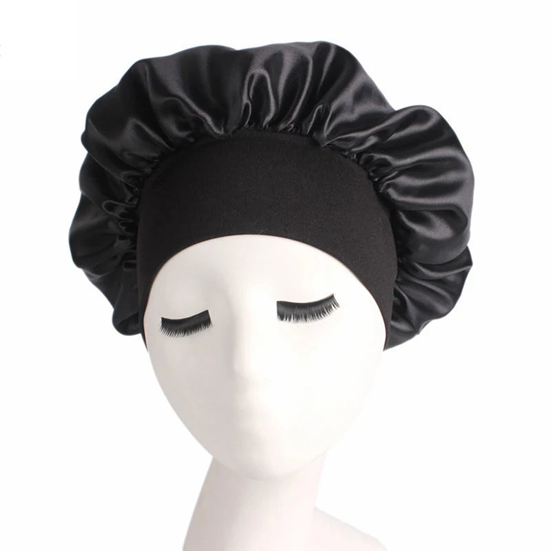 Breathable Satin Sleep Bonnet