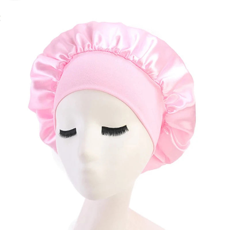 Breathable Satin Sleep Bonnet