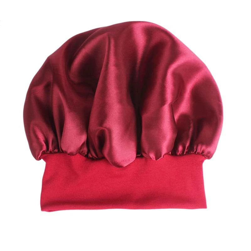 Breathable Satin Sleep Bonnet