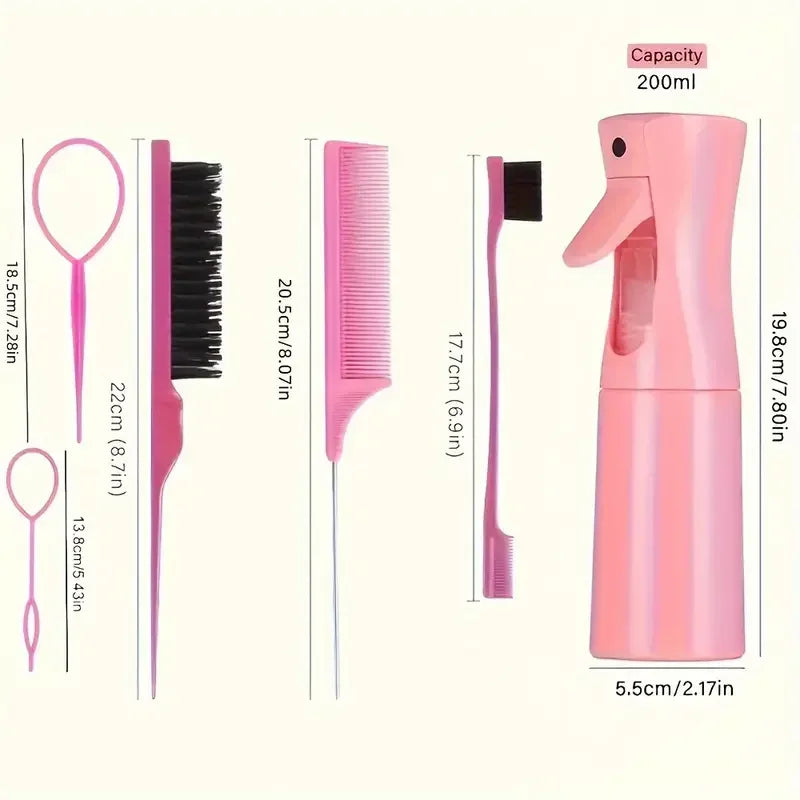 6-Piece Hair Styling Comb Set
