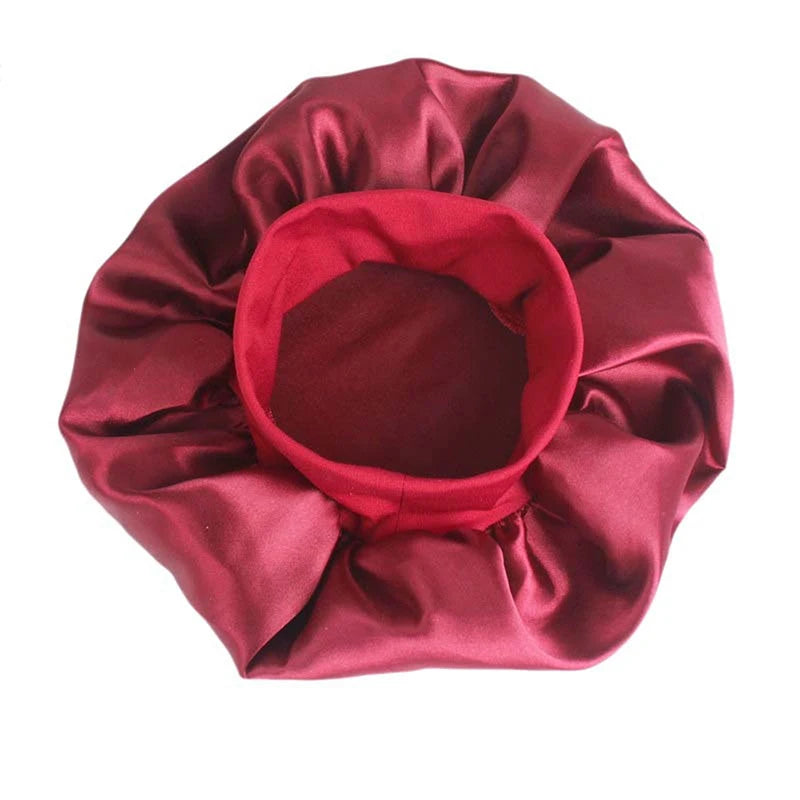 Breathable Satin Sleep Bonnet